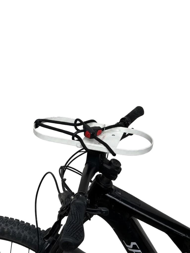 Genial-Biken Front Träger — Detailansicht am Lenker