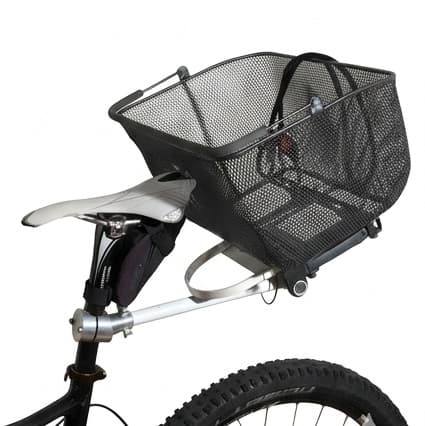 Heckträger mit Korb am Genial-Biken Gepäcksystem